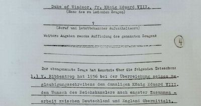 Top Nazi's chilling letter begging British royal for help is uncovered after 80 years
