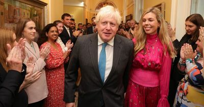 Boris Johnson's £840-a-roll gold wallpaper 'peeling off the walls of Downing Street flat'