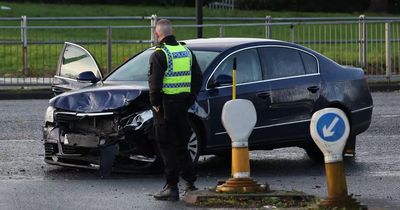 Car smashed to pieces during major rush hour incident in Felling