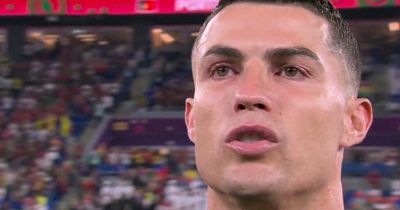 Cristiano Ronaldo fights back tears in first match since Man Utd contract termination