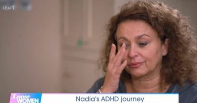 Nadia Sawalha breaks down on Loose Women as she's diagnosed with ADHD at 58