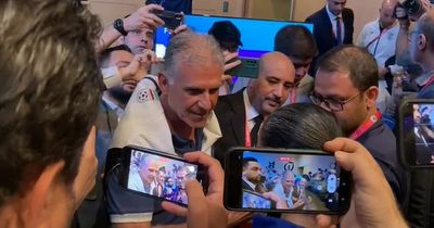Furious Iran boss Carlos Queiroz confronts BBC journalist after press conference