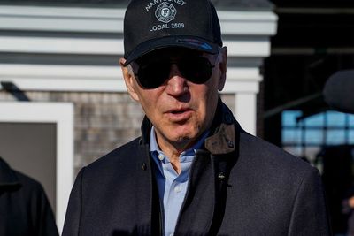 Biden rails against ‘sick’ semi-automatic weapons and unenforced red flag laws on Thanksgiving in Nantucket