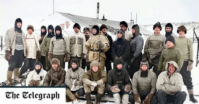 Pictured: Captain Scott's doomed expedition to South Pole revealed in new colourised images