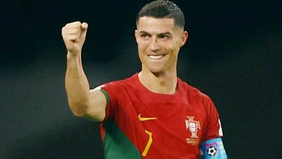 Cristiano Ronaldo becomes first male player to score in five FIFA World Cups