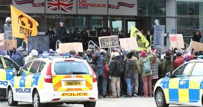 Why police, protesters and a film crew were spotted in Manchester city centre