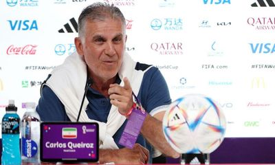 Iran’s Queiroz tells media: ‘Why don’t you ask Southgate about Afghanistan?’