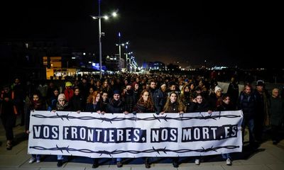 ‘We will demand justice’: the vigil for those who died in the Channel tragedy