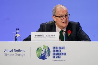 Sir Patrick Vallance issues warning over net-zero goal