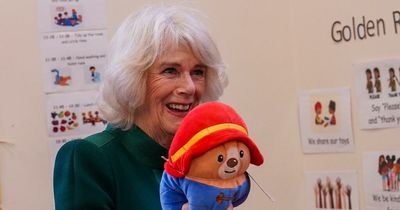 Boy's hilarious comment to Camilla as she gave out Paddington bears during nursery visit