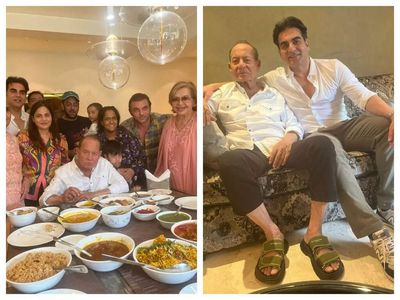 Salim Khan celebrates his 87th birthday with Salman Khan, Helen and family - See photos