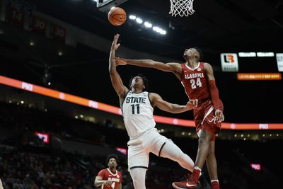 Short-handed Michigan State basketball falls to Alabama in the Phil Knight Invitational