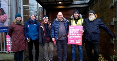 Dumfries university lecturers strike over pay and pensions dispute
