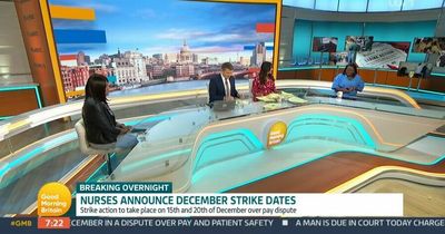 ITV Good Morning Britain's Ben Shephard scolds nurse before interview starts