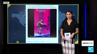 Don't confuse this Zelensky lookalike with the Ukrainian president