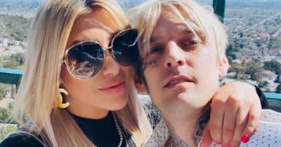 Aaron Carter's fiancée puts a brave face on her first Thanksgiving since his sudden death