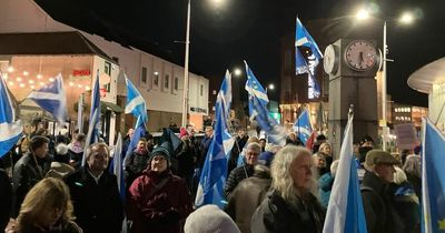 Perth demonstration in aftermath of the IndyRef2 no ruling