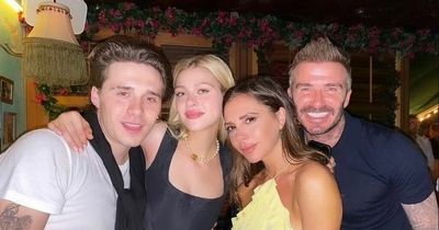 Brooklyn Beckham snubs Posh and Becks as he pays tribute to Nicola Peltz on Thanksgiving