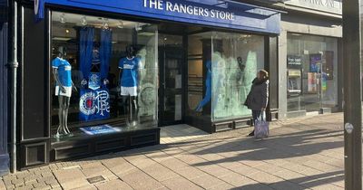 Rangers store in Ayrshire suffers break-in less than a week after opening