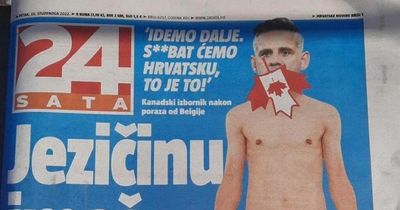 Canada boss John Herdman trolled with naked newspaper mock-up after Croatia comments