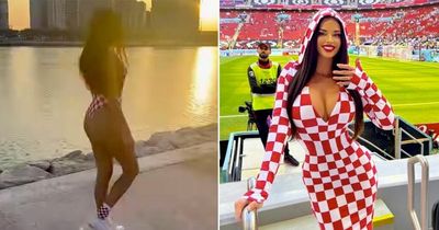 World Cup's 'sexiest fan' causes outrage in Qatar and risks arrest with racy photoshoot