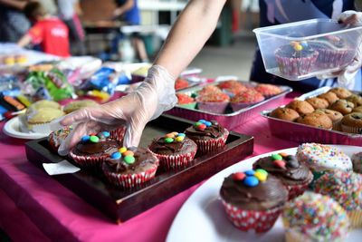 You can keep your democracy sausage. Nothing says election day like a cake stall