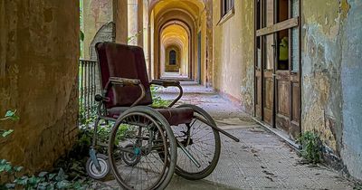 Inside chilling abandoned psychiatric asylum frozen in time for more than four decades