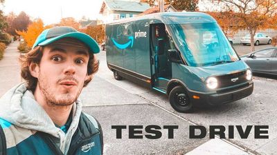 Here’s What It’s Like To Drive Rivian-Made Amazon Electric Delivery Van