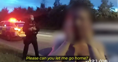 Police release bodycam footage to urge drink drivers not to get behind the wheel under the influence