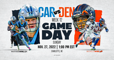 How to watch Panthers vs. Broncos: Time, TV and streaming options for Week 12