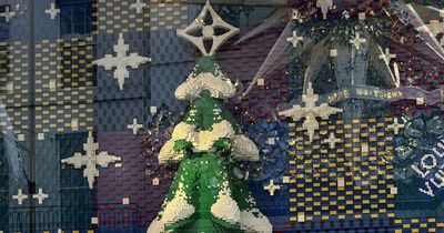 Shoppers spot raunchy detail in Louis Vuitton Christmas display that had others gawking
