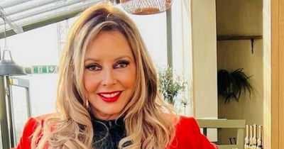 Carol Vorderman concerns fans as she posed in 'Mrs Claus' inspired outfit at ITV This Morning