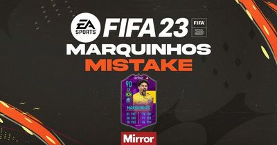 EA make Marquinhos FIFA 23 mistake as they forget to reveal released FUT item