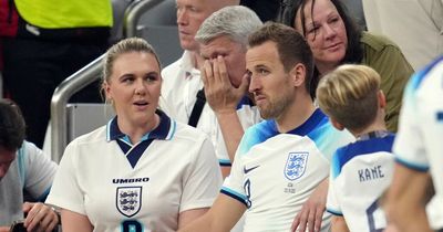 England stars look dejected in debrief with families after World Cup bore draw