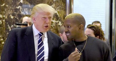 Donald Trump has dinner with Kanye West then says rapper brought Holocaust denier along