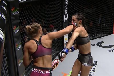 2022 PFL Championships video: Dakota Ditcheva showcases brutal power with flattening knockout of Katherine Corogenes