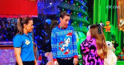 Special moment Emmie surprised by Ireland team and told she's going to World Cup on Late Late Toy Show