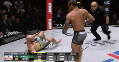 2022 PFL Championships video: Sheymon Moraes hands Marlon Moraes fifth straight TKO loss