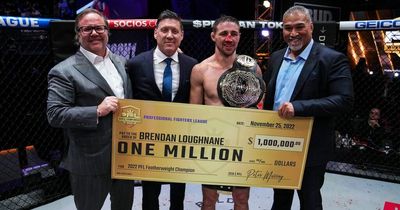 Brendan Loughnane wins PFL title and $1million by knocking out Bubba Jenkins