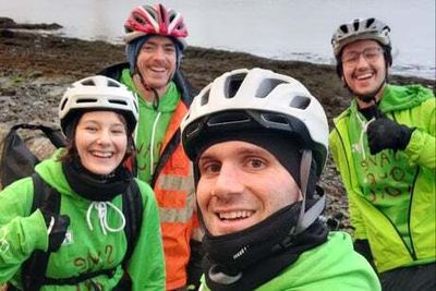 Londoners take part in 900-mile cycle to highlight soil disaster: ‘We can avoid a crisis if we come together now’
