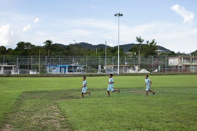 A small town ballfield took years to repair after Hurricane Maria. Then Fiona came.