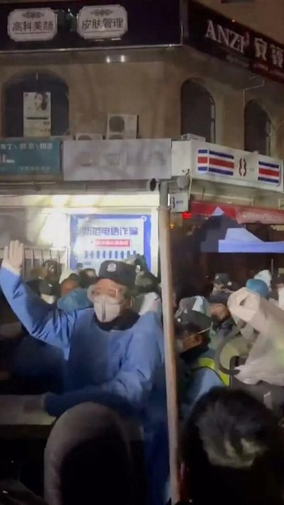 Huge Covid protests erupt in China's Xinjiang after deadly fire