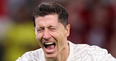 Robert Lewandowski in tears as Barcelona star finally ends World Cup drought vs Saudi Arabia