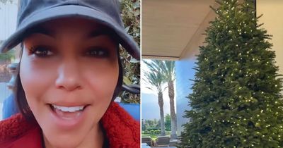 Kourtney Kardashian puts up glam Christmas tree one day after 'royal' Thanksgiving