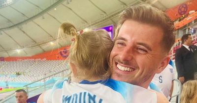 Mason Mount meets three-year-old niece for first time after England match at World Cup