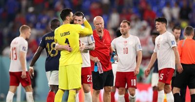 What Tottenham stars Pierre-Emile Hojbjerg and Hugo Lloris did after France vs Denmark