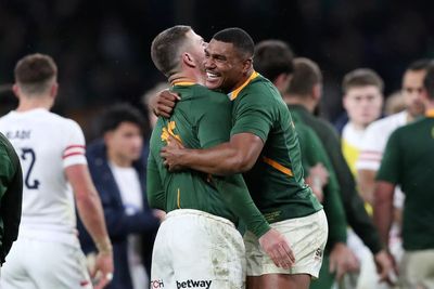 England collapse against 14-man South Africa as autumn ends in dispiriting rout