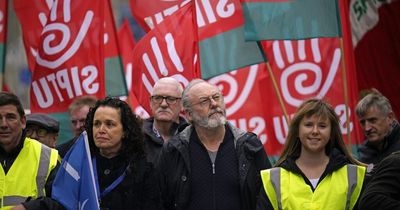 Liam Cunningham attends Raise The Roof housing protest in Dublin over 'breakdown in social contract'