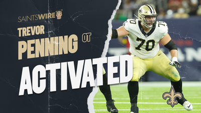 Saints activate Trevor Penning from injured reserve amid Week 12 roster moves