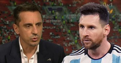 Lionel Messi leaves Gary Neville with egg on his face after Argentina World Cup heroics